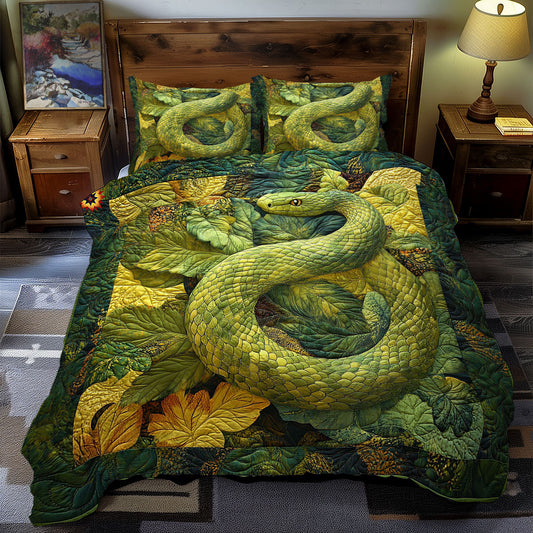 Leaves Snake WY2012017CL Duvet Cover Set