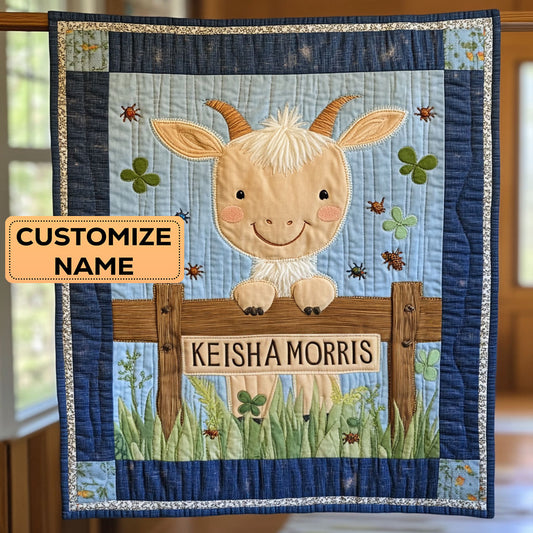 Tiny Climber CP2407045CL Personalized Baby Quilt