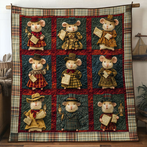 Cozy Choir Mouse WN1311022CL Quilt