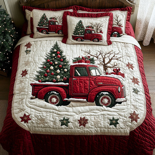 Vintage Red Truck  CP2306004CL Duvet Cover Set