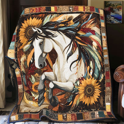 Sunflower Horse WY0301059CL Quilt