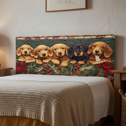 Sausage Squad CP1512048CL Quilted Headboard Slipcover