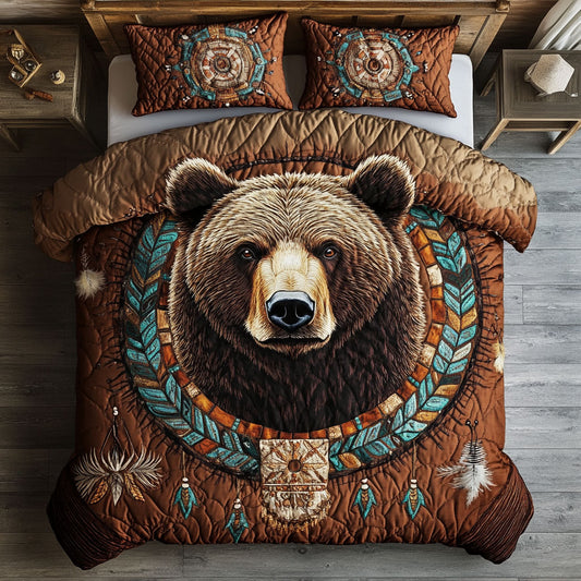 Brown Bear Spirit CQ1406014CL Duvet Cover Set