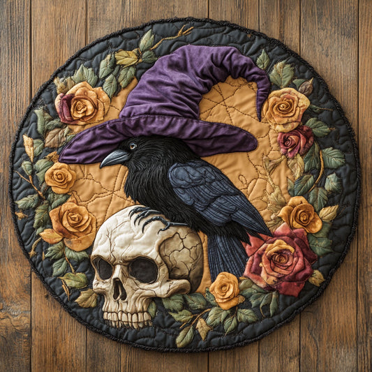 The Enchanted Perch CP1007043CL Quilted Round Mat