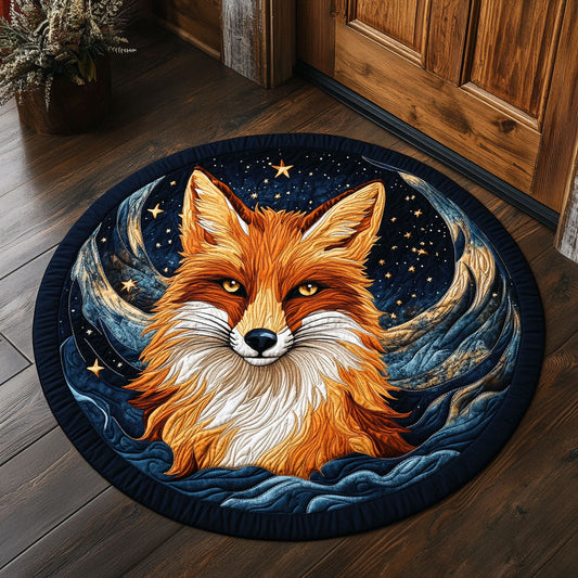 Fox Night WX2005024CL Quilted Round Mat