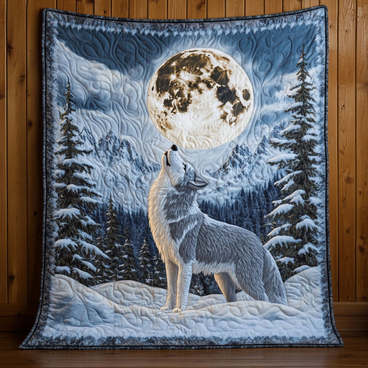 Moonlit Wolf CW0506031CL Quilt