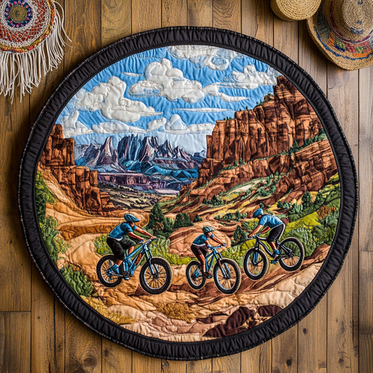 Desert Ride WY3006050CL Quilted Round Mat