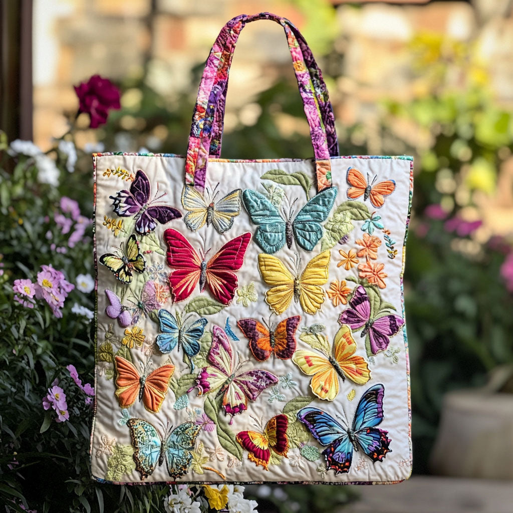 Mystic Butterfly WN2209050CL Quilted Tote Bag