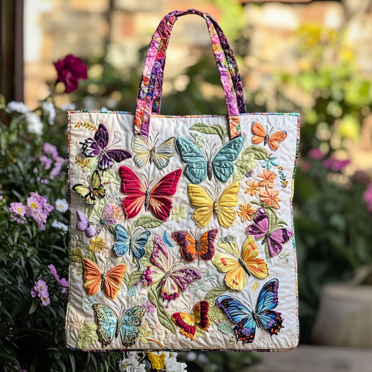 Mystic Butterfly WN2209050CL Quilted Tote Bag