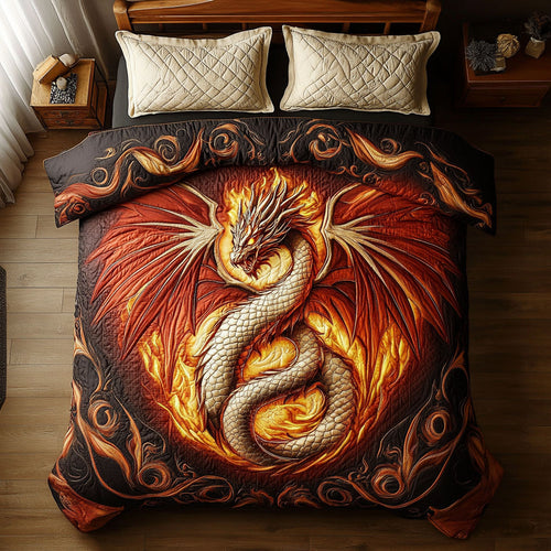 Eternal Flame Dragon CW0609013CL Duvet Cover Set