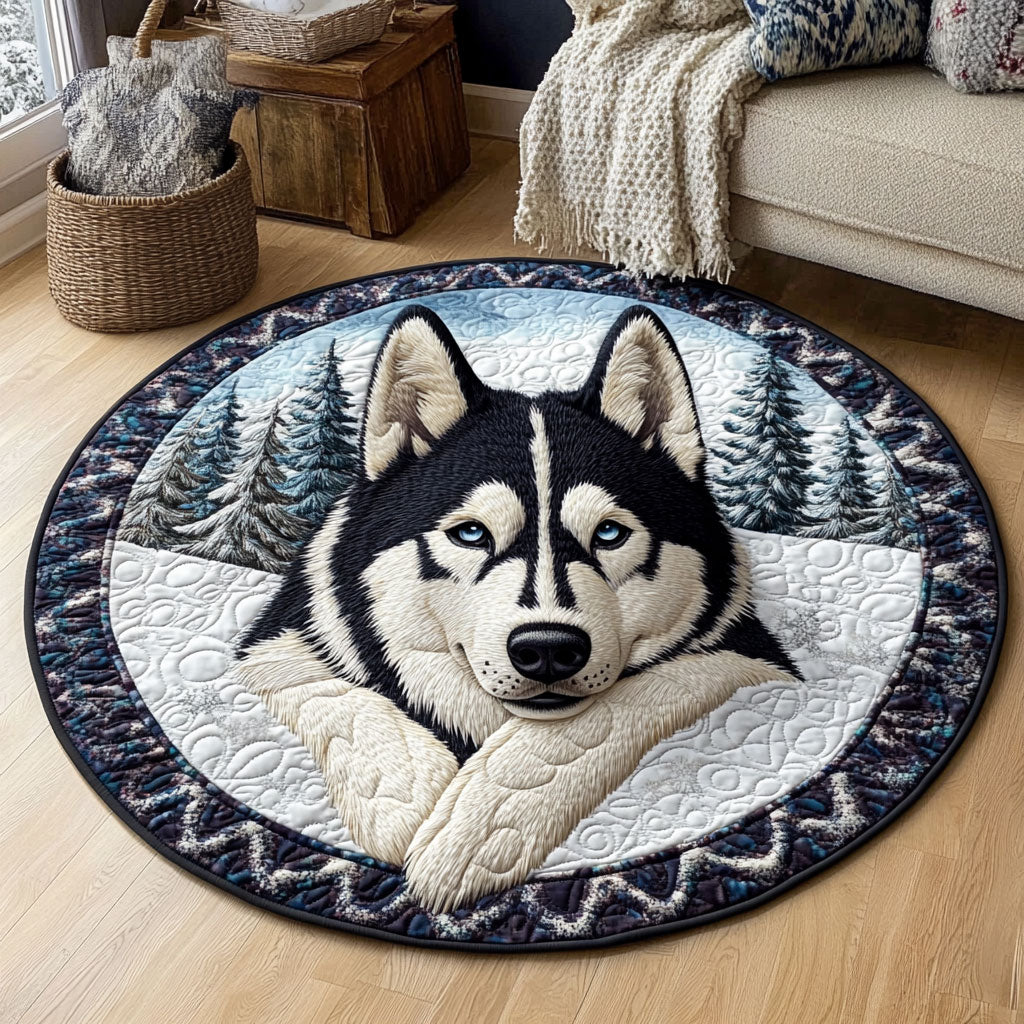 Frozen Gaze CP2810005CL Quilted Round Mat