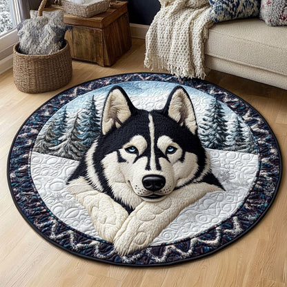 Frozen Gaze CP2810005CL Quilted Round Mat