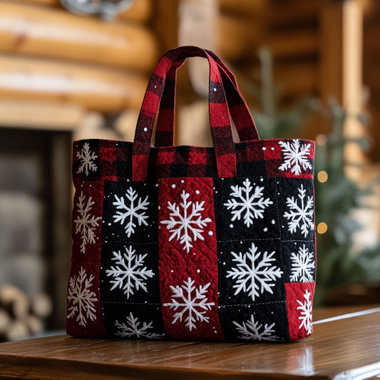 Frosty Charm CW2509008CL Quilted Tote Bag