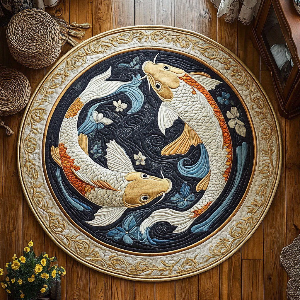Eternal Serenity WY0508002CL Quilted Round Mat
