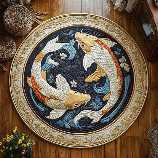 Eternal Serenity WY0508002CL Quilted Round Mat