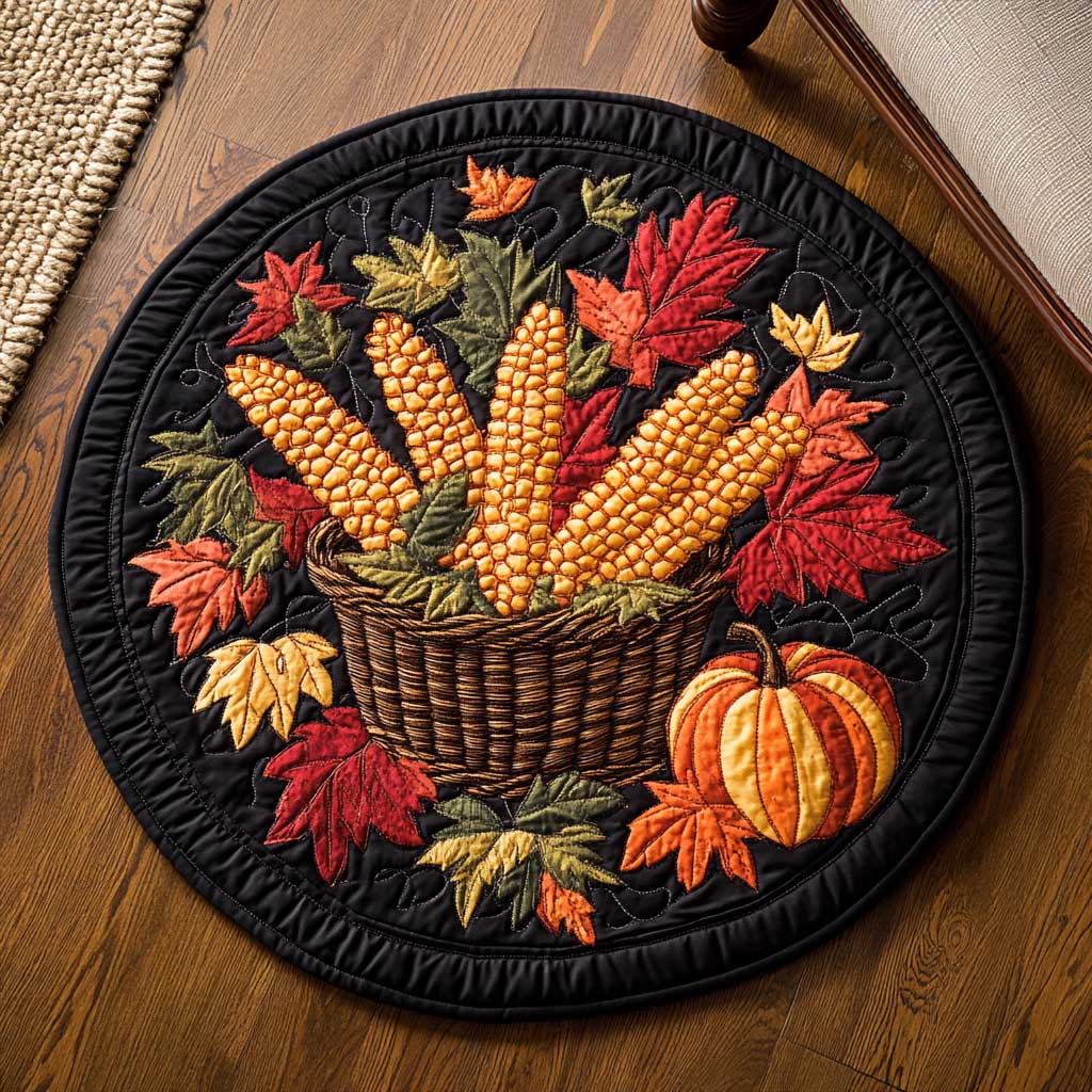 Golden Harvest WN1903057CL Quilted Round Mat