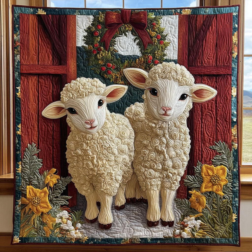 Christmas Sheep KL1911009CL Quilt