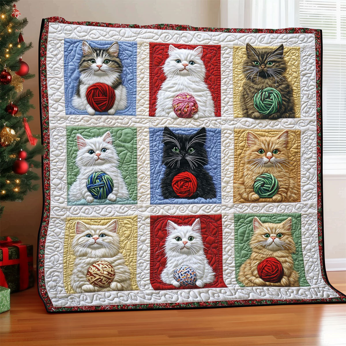 Snuggle Cat CW1111015CL Quilt