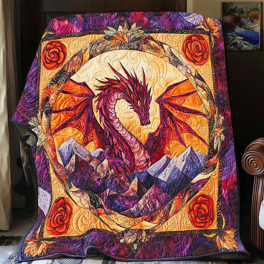 Sunset Dragon King WP0705022CL Quilt