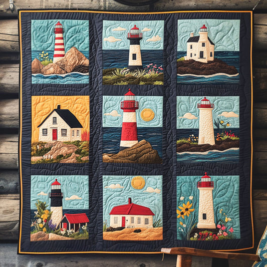 Lighthouse By The Sea WY0508046CL Quilt
