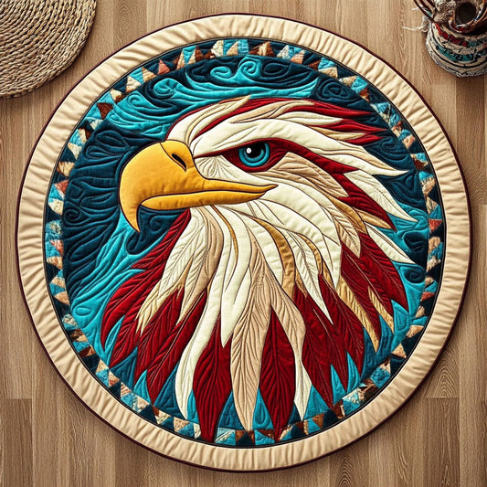Glorious Thunderbird WY2104056CL Quilted Round Mat