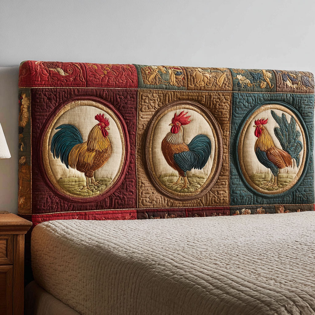 Barnyard Medallions CP2212019CL Quilted Headboard Slipcover