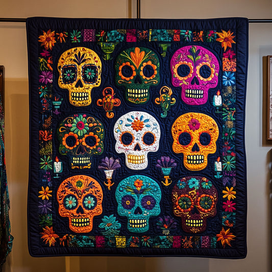 Sugar Skull Symphony WJ2308004CL Quilt