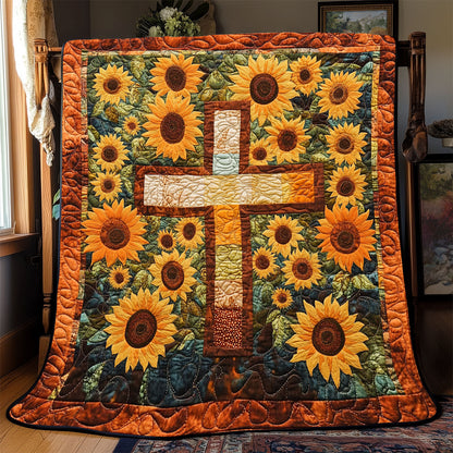 Cross Sunflower WX1001012CL Quilt