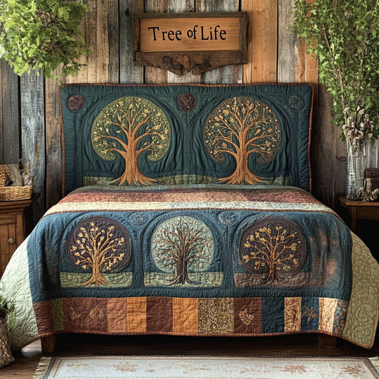 Unity Tree Of Life WN1712032CL Quilted Headboard Slipcover