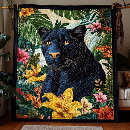 Panther In Paradise WY1007042CL Quilt