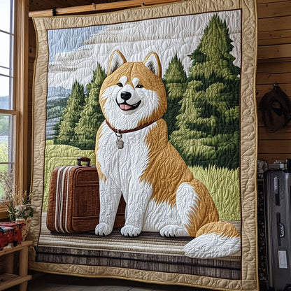 Charming Akita CP1006011CL Quilt