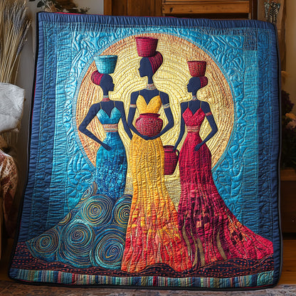 Elegant African Woman WX0406017CL Quilt