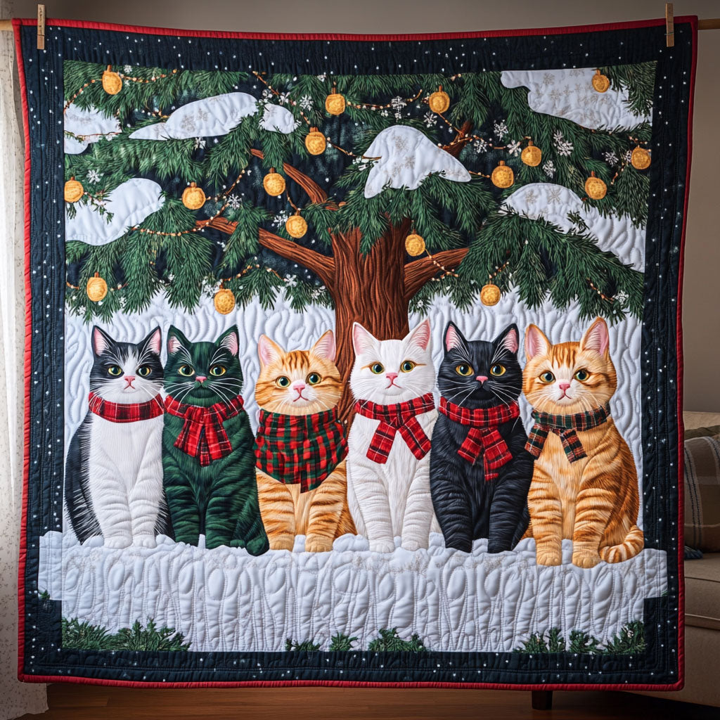 Cat's Winter Gathering LT2211024CL Quilt
