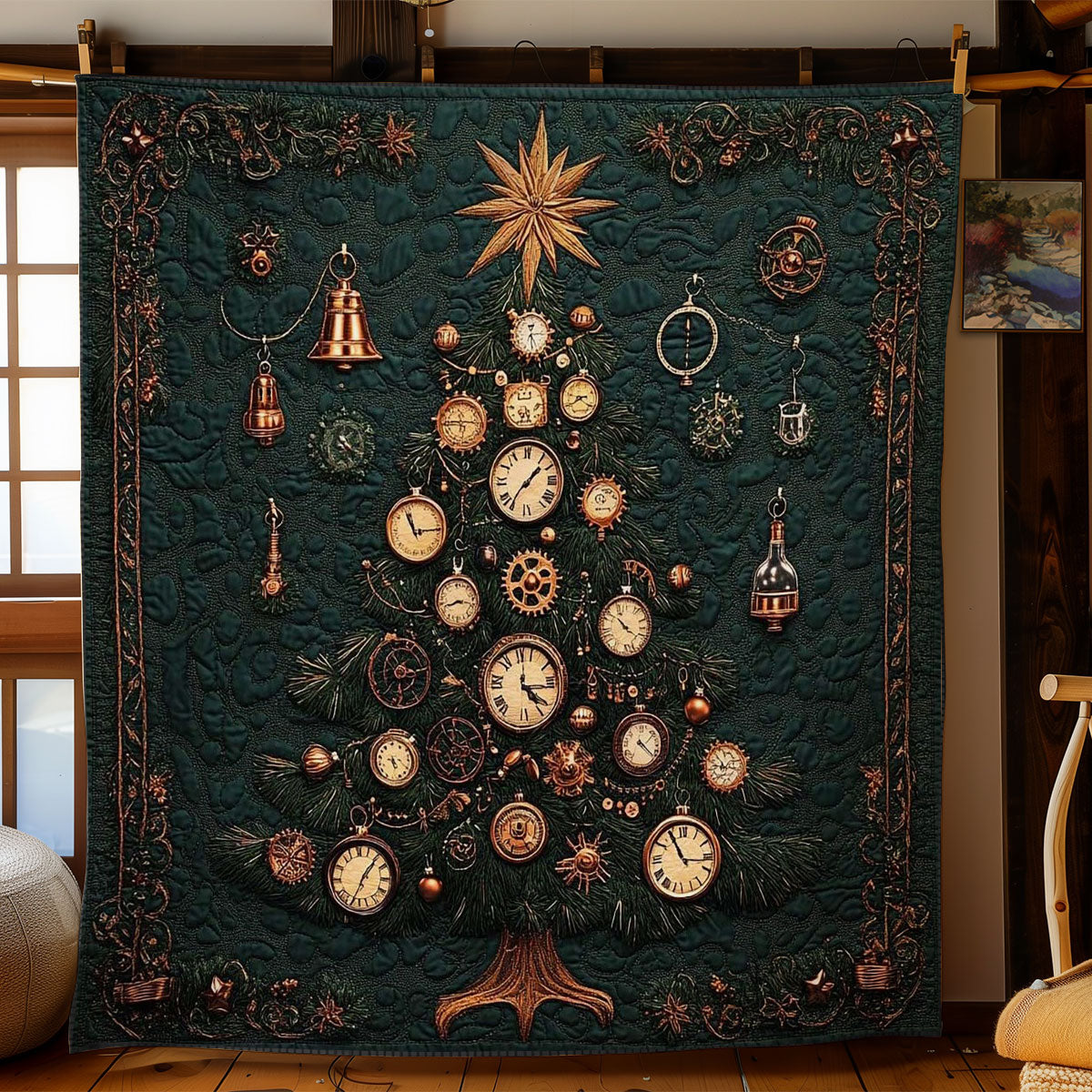 Antique Dreams Christmas Tree WN1005001CL Quilt