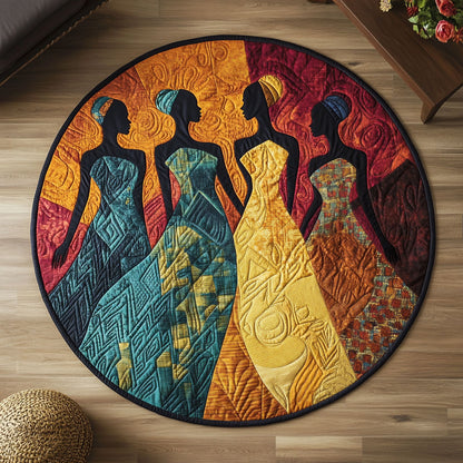 Golden Grace CW2807028CL Quilted Round Mat