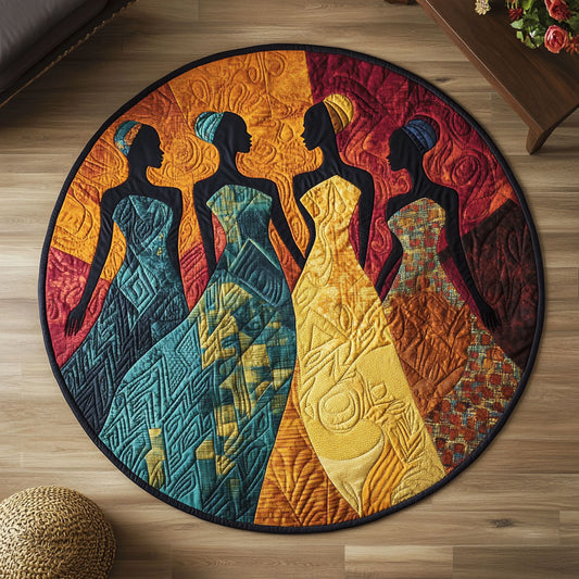 Golden Grace CW2807028CL Quilted Round Mat