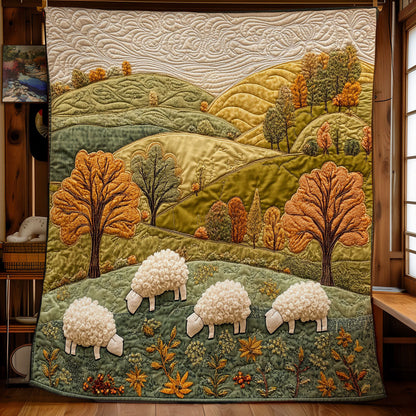 Sheep In Highland WY1802033CL Quilt