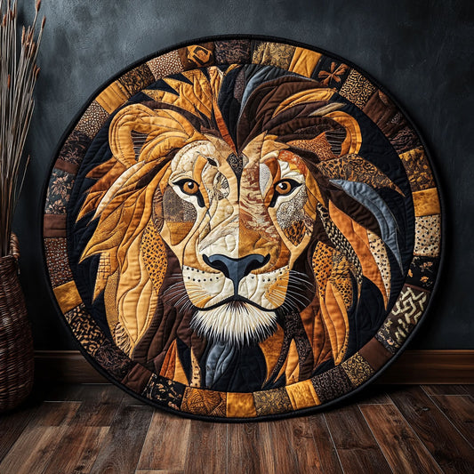 King of Comfort CM3105013CL Quilted Round Mat