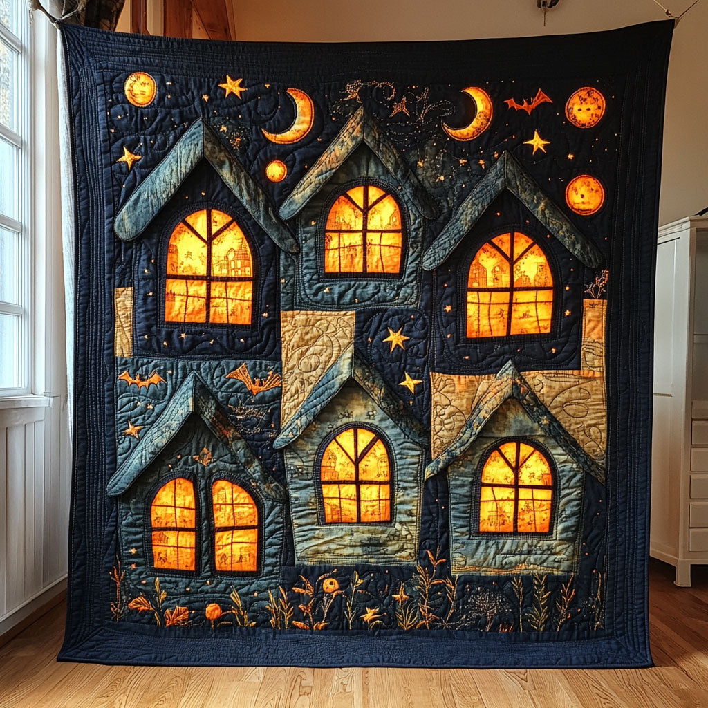 Haunted Village CW0609041CL Quilt