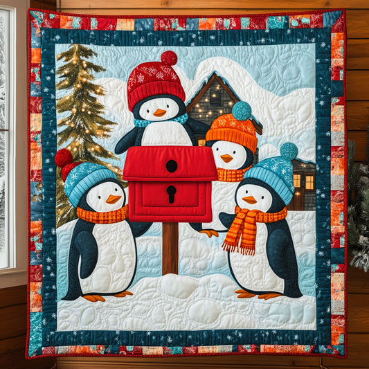 Penguin Gathering CW1511036CL Quilt
