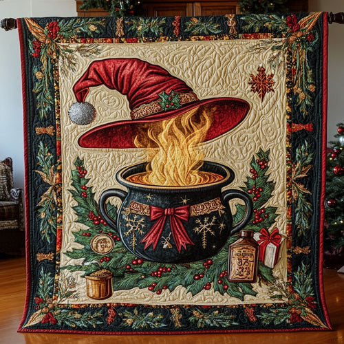 Merryspell And Mistletoe WY1007040CL Quilt
