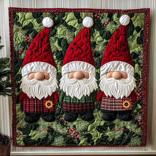 Christmas Gnomes XR1712011CL Quilt