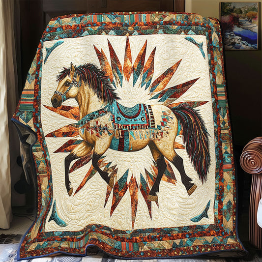 Trigger Pattern Star Horse WY2101081CL Quilt