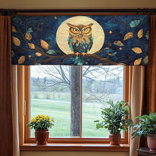 Owl Tree WX1305034CL Quilted Valance