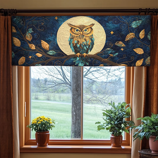 Owl Tree WX1305034CL Quilted Valance