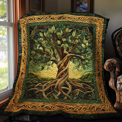 Irish Tree of Harmony WX2712030CL Quilt