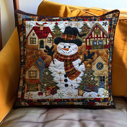 Christmas Snowman WJ1810033CL Quilt Pillow Case