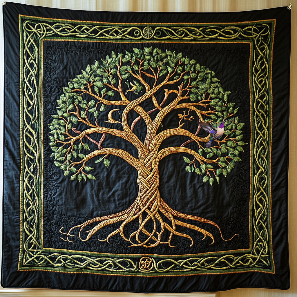 Celtic Tree Of Life XR1112008CL Quilt