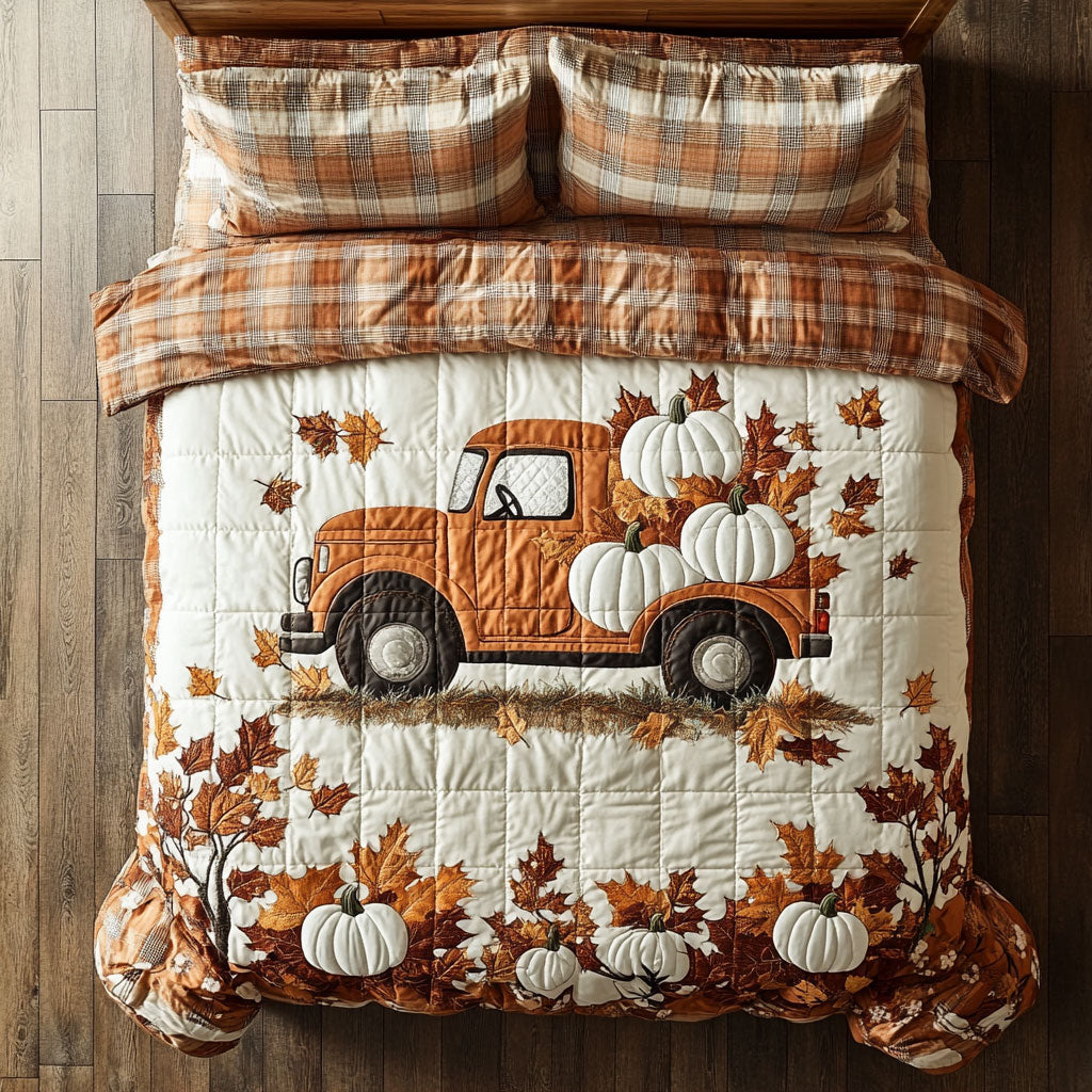 Autumn Farm Truck WN3007007CL Duvet Cover Set
