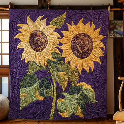 Golden Petals WN1703071CL Quilt